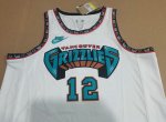 12 Morant Memphis Grizzlies 2024-25 Grizzlies Classic Maillot Blanc